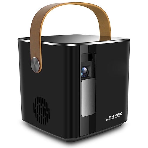 Intelligenter DLP-Projektor mit 9000-mAh-Akku, nativer 1080p-Auflösung und 4K-Unterstützung, Android-Betriebssystem, Autofokus, 3D-Heimkinofunktion, 5G-WLAN-fähiger tragbarer Filmprojektor für Image