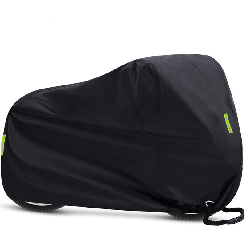 Bike Cover Bicycle Cover Bike Rain Cover Waterproof Anti Dust Rain Uv Protection Heavy Duty For Mountain Bike Road Bike With Reflective Stripe Lock Holes Storage Bag 200 X 110 X 70cm Black