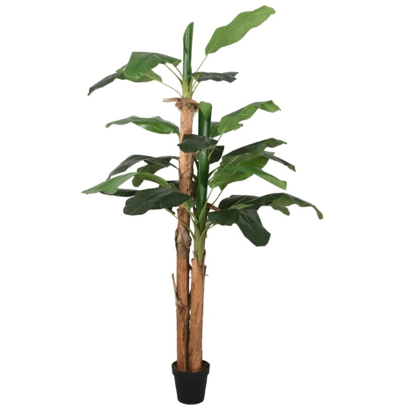 Albero Di Banano Artificiale 19 Foglie 180 Cm Verde - Vidaxl