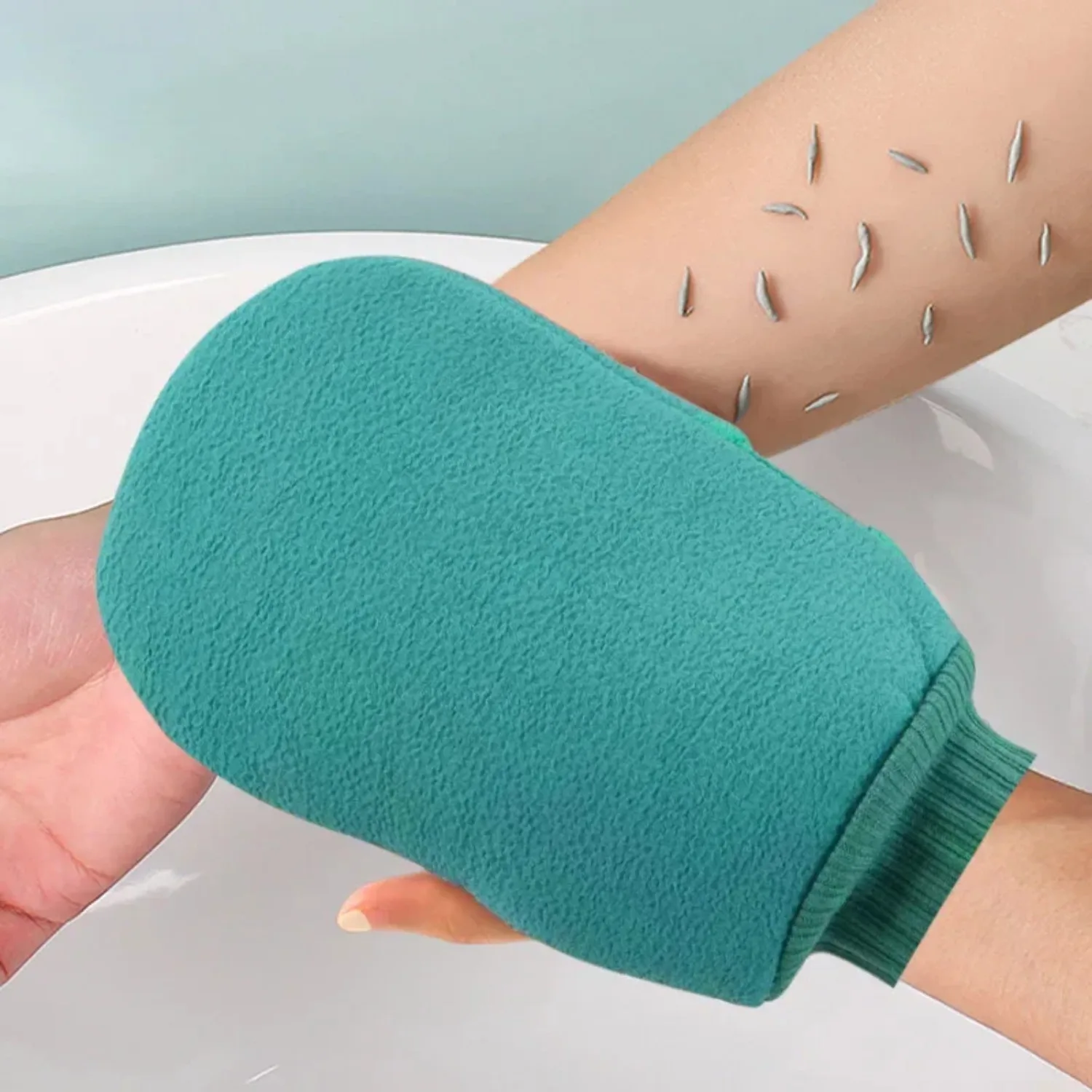 4 stücke Bad für Peeling SPA Peeling Dusche Pinsel Körper Reinigung Peeling Mitt Reiben Abgestorbene Haut Handschuhe Dusche Handtuch schaum Körper Massage