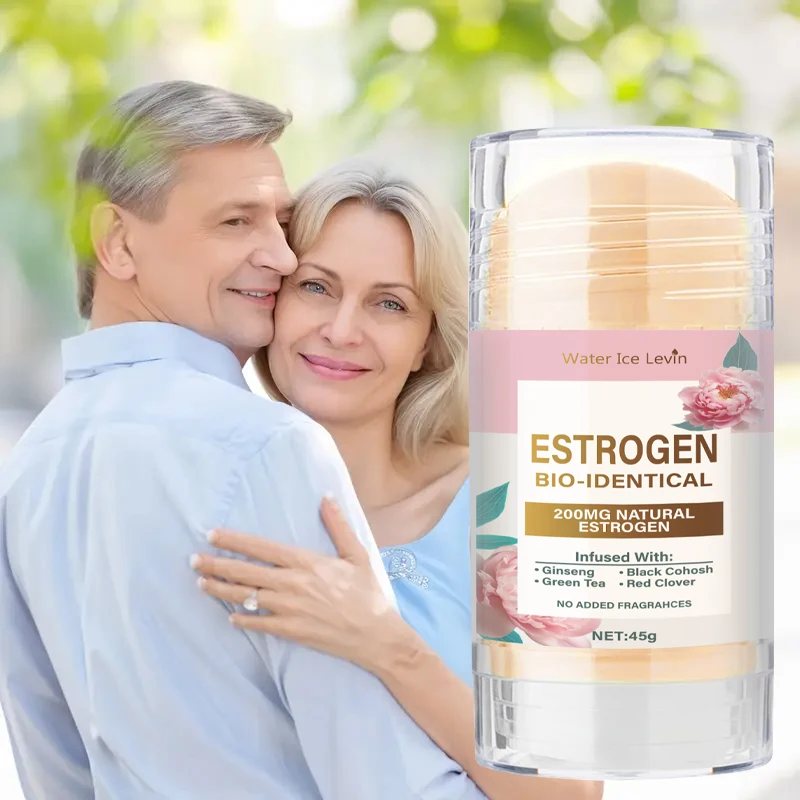 Natürlicher Estrogen-Cremestift, Glycerin, Ginsengwurzel, Teebaumblattextrakt, beruhigende, sanfte Körperpflegecreme, alkoholfrei, geeignet für alle Hauttypen, natürliche Hautpflege Image