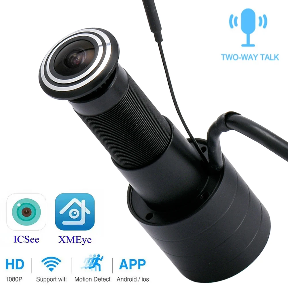 3MP 1080P HD Video Guckloch Wifi Kamera Bewegungserkennung Türspion Video-auge Wireless Intercom Monitor für Home Security Image