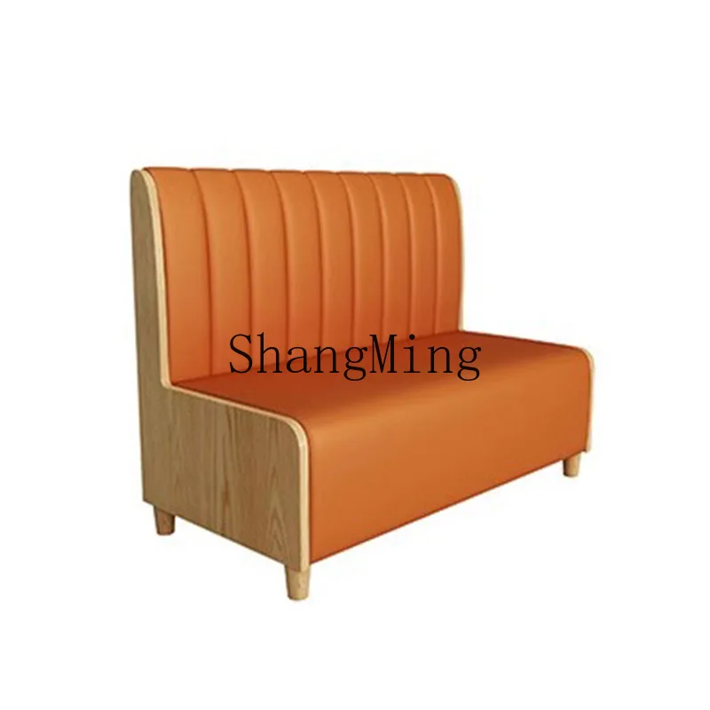 DSA Retro Clear Bar Pub Café Sitzecke Sofa Western Food Burger Snack Bar Massivholz Tisch- und Stuhl-Kombination