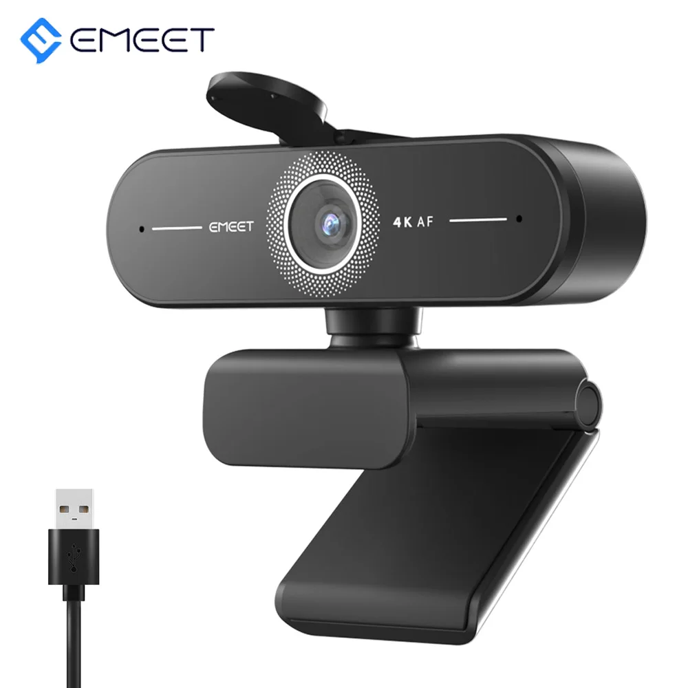 Webcam Ultra HD 4K/2K/1080P Webkamera EMEET C60E Autofokus USB-Computerkamera für Streaming/Videoanruf/Konferenz SmartCam Image