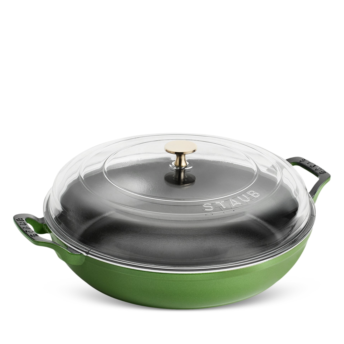 Staub 3.5-Quart Braiser with Glass Lid - Pistachio