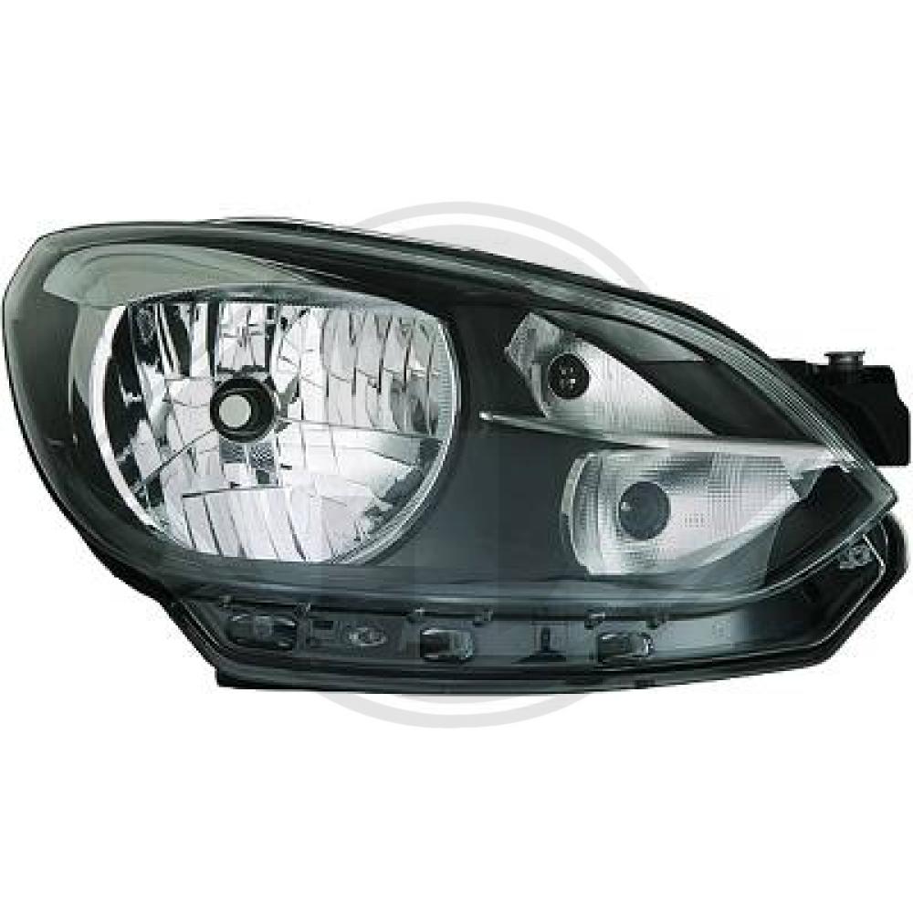 DIEDERICHS Hauptscheinwerfer 2236982 H4 rechts für VW