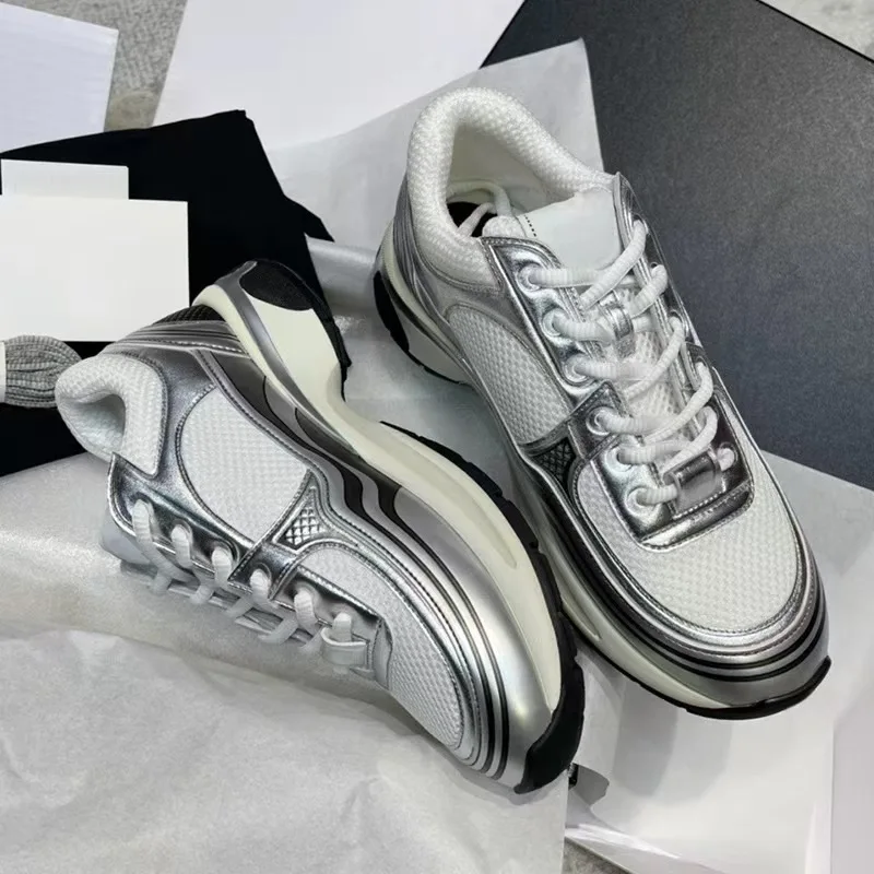 Hochwertige Unisex-Flach-Sportschuhe, Damen-Freizeitschuhe, Schnürschuhe, Laufschuhe, luxuriöse Patchwork-Freizeitschuhe.