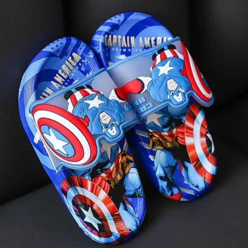 Kinder Hausschuhe Sommer Jungen Cartoon Home Indoor Anti Slip Weiche Sohle Baby Hausschuhe Jungen Mädchen Hausschuhe Badezimmer Schuhe Größe