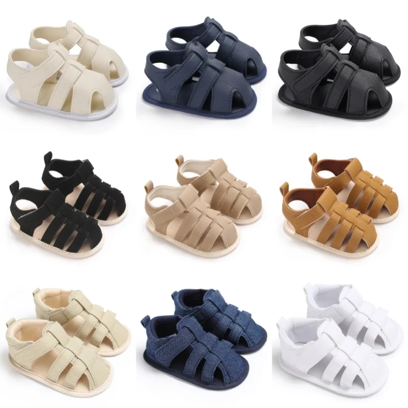 Sommer Babyschuhe Wanderschuhe 0-1 Jahre alte männliche und weibliche Baby Wanderschuhe römische Sandalen
