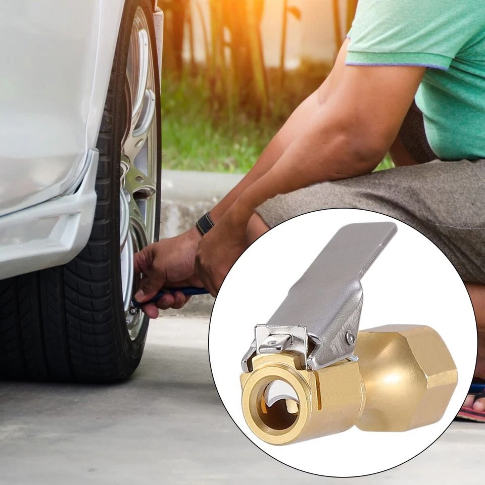 Heavy Duty Lock On Tire Chuck For Inflator Gauges Heavy Duty Lock On Tire Chuck For Inflator Gauges