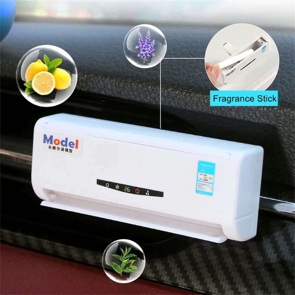 Solar Powered Car Air Vent Fan Decor lemon 10pcs