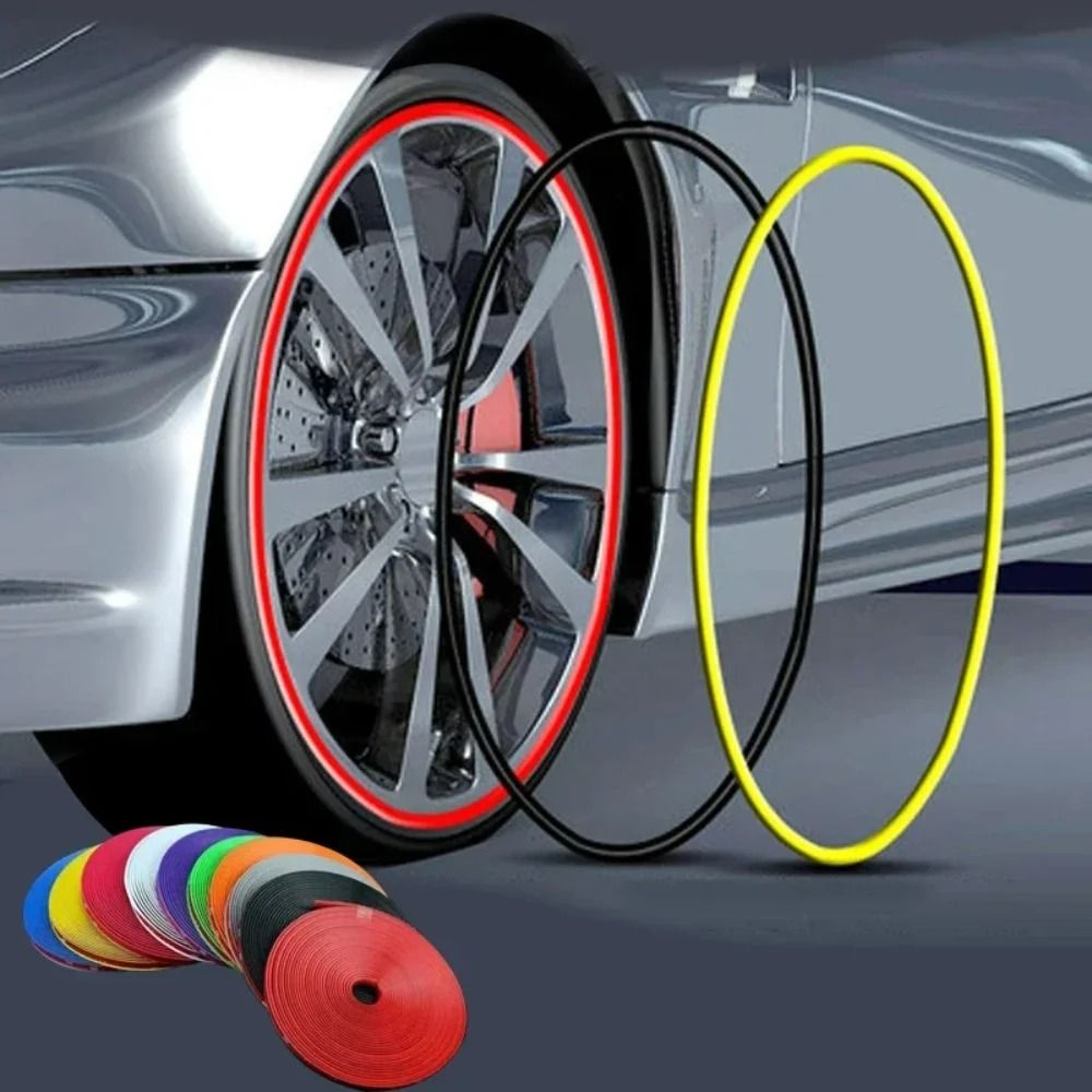 Car Rim Protection Strip & Wheel Edge Protector black