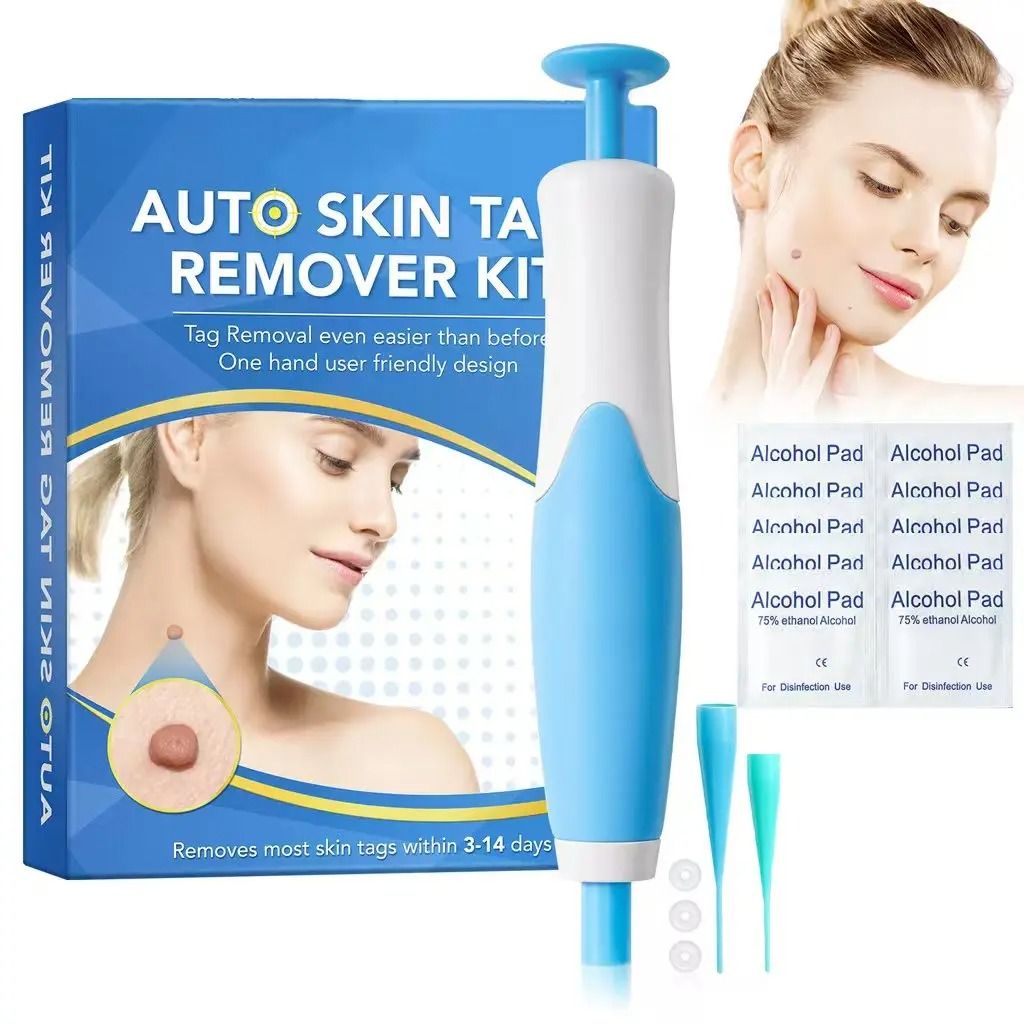 2 in 1 Auto Skin Tag Remover Kit Micro & Large Skin Tag Removal Device Professional Face & Body Care Beauty Tool 2 in 1 Auto Skin Tag Remover Kit Micro & Large Skin Tag Removal Device Professional Face & Body Care Beauty Tool