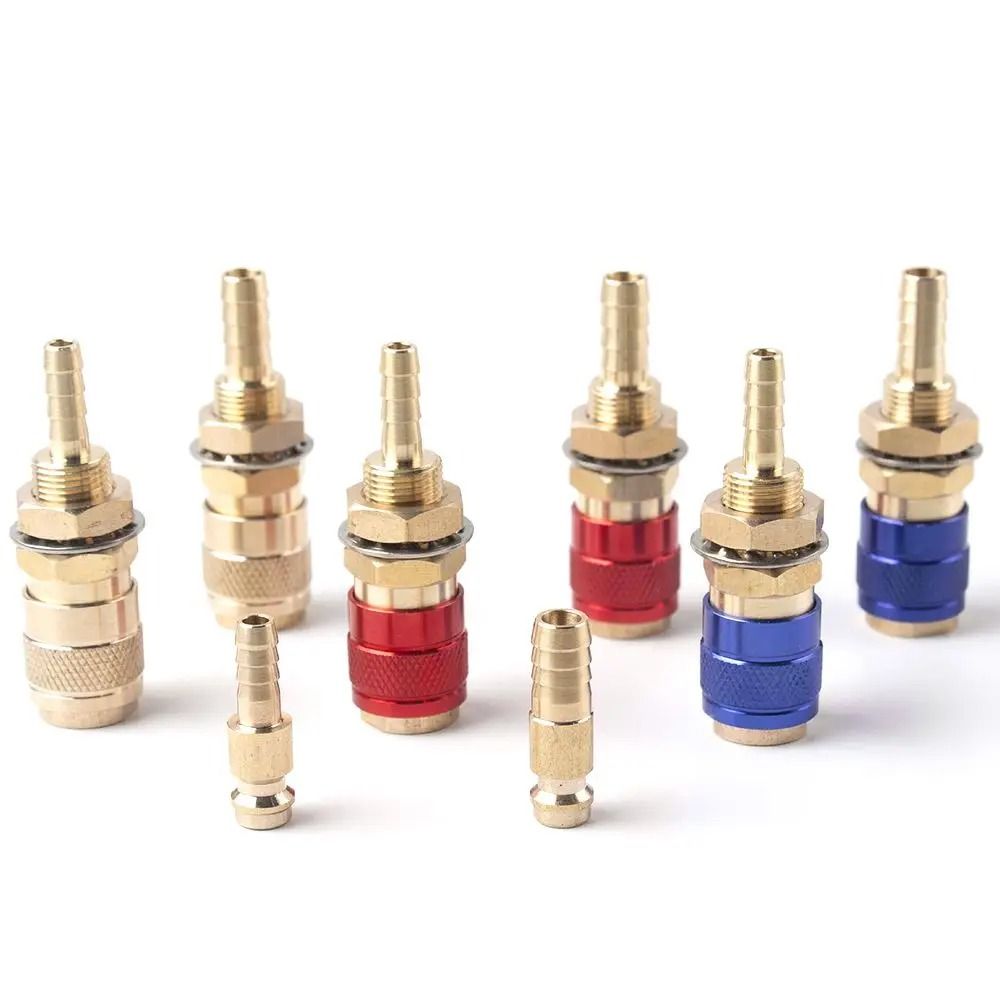 Welding Cable Connector M6 M8 Water Cooled Adapter Quick Connect Welder Fitting red m6