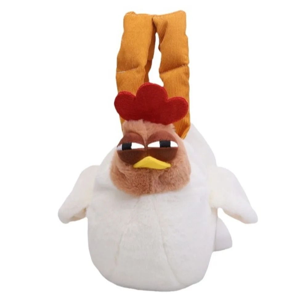 Cute Plush Chicken Bag Soft Animal Shoulder Handbag For Girls Cute Plush Chicken Bag Soft Animal Shoulder Handbag For Girls