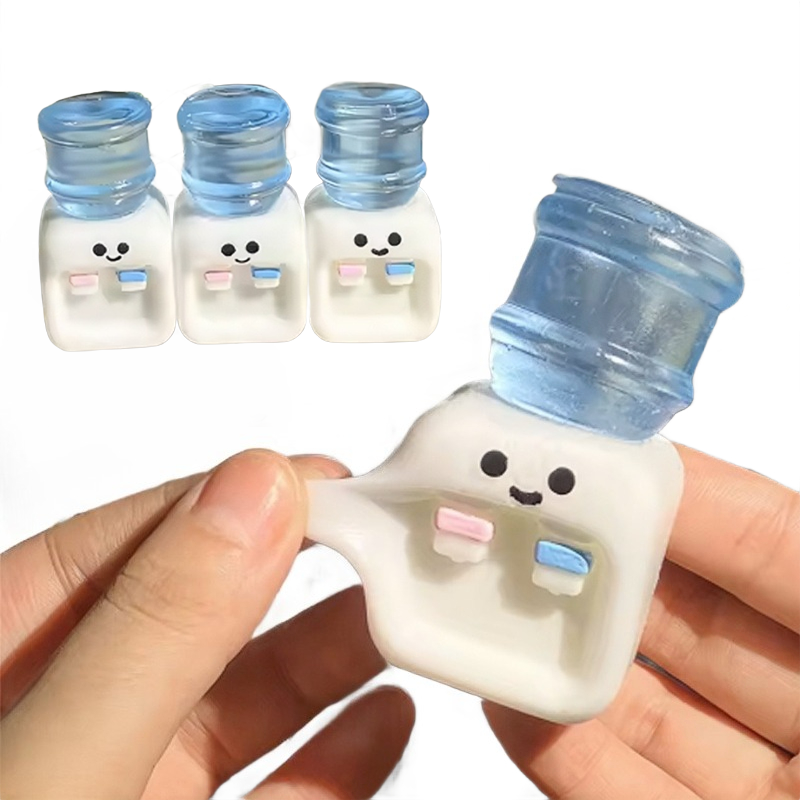 Mini Squishy Water Dispenser Toy Funny Stress Relief Toy & Squeeze Fidget Toy For Adults 2pcs Squeeze Toy