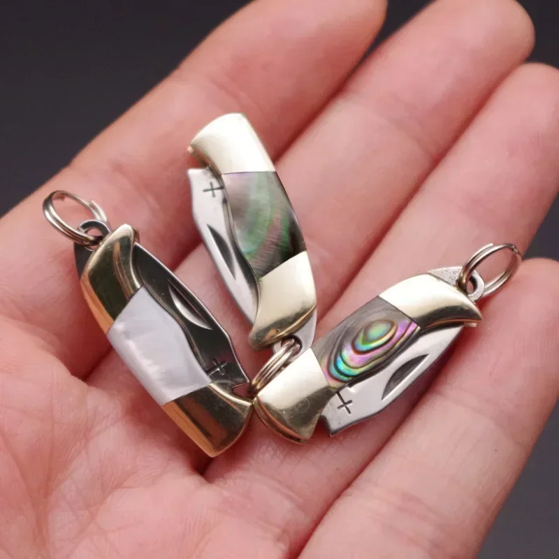 Mini Stainless Steel Pocket Knife Keychain With Sharp Blade d