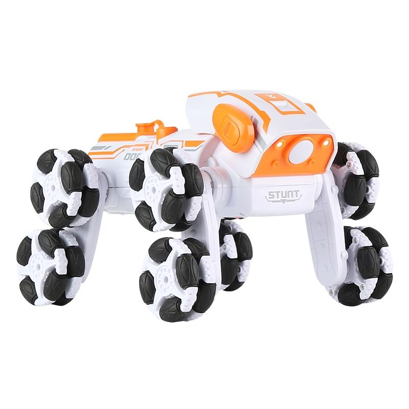 Wheel RC Stunt Car Off Road Remote Control Swing Arm Vehicle green