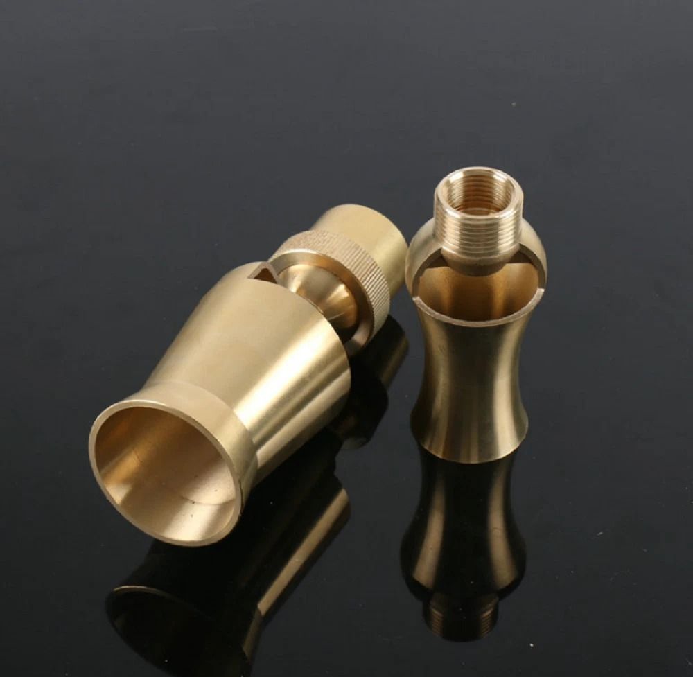 Brass Cascade Fountain Nozzle For Pond And Garden Ice Tower Water Spray Brass Cascade Fountain Nozzle For Pond And Garden Ice Tower Water Spray