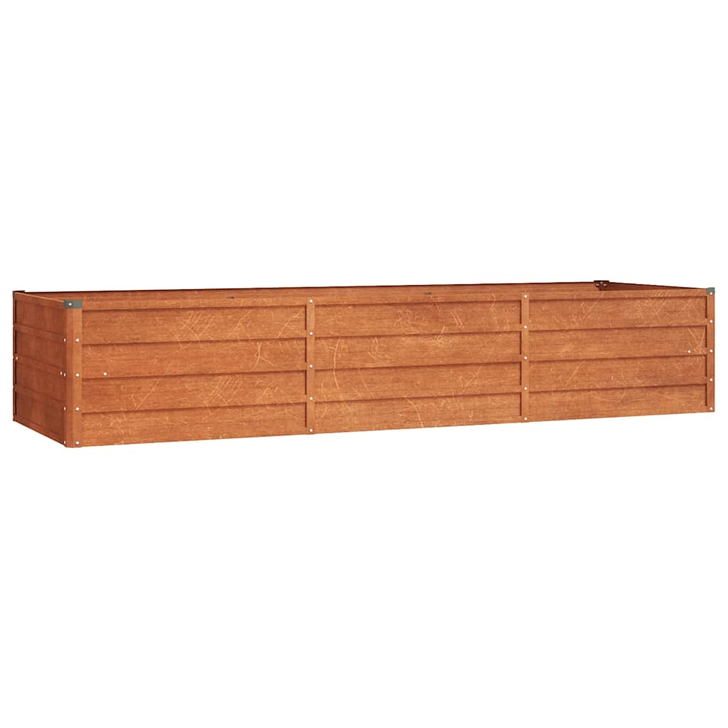 vidaXL Hochbeet Rostig 240x80x45 cm Cortenstahl Image