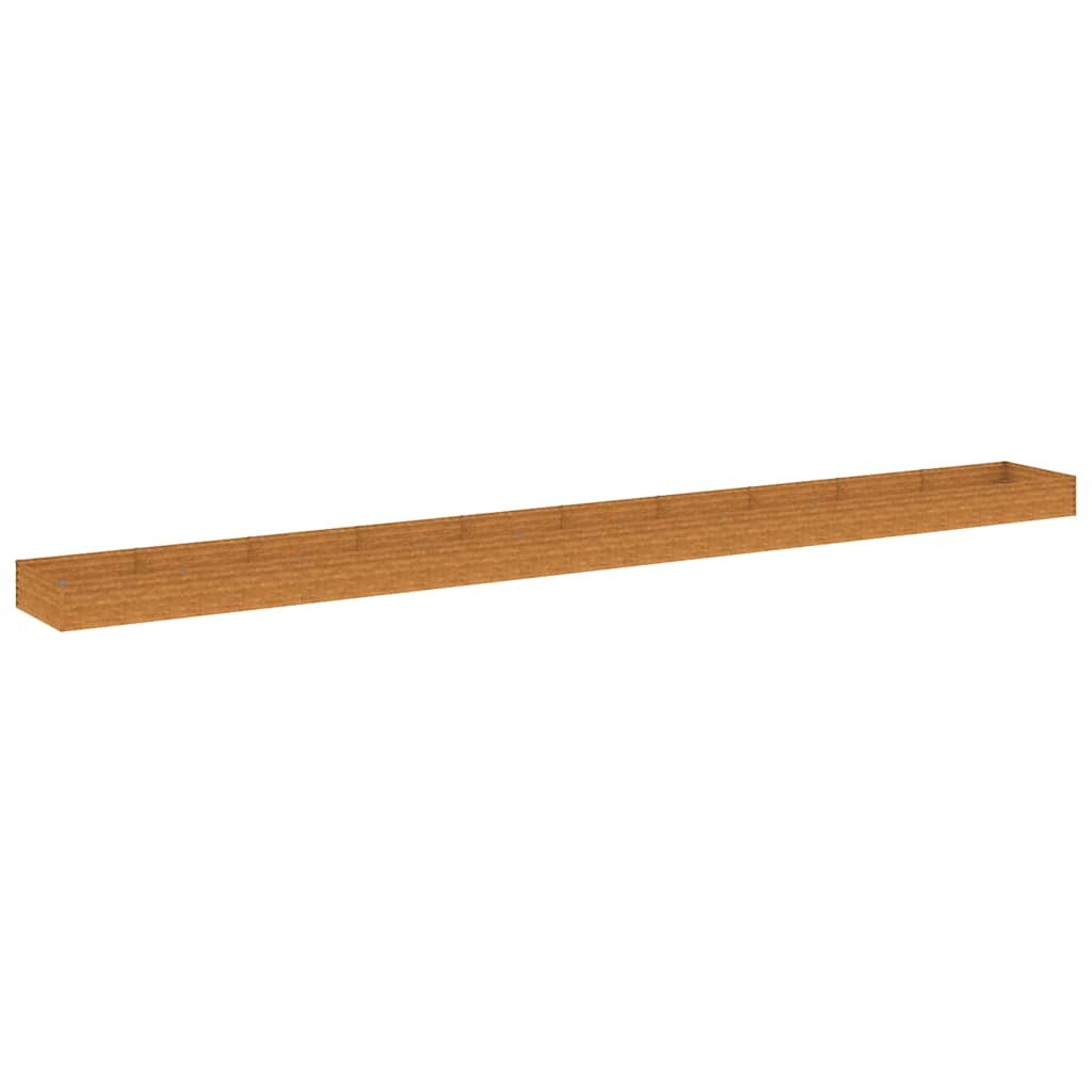 vidaXL Hochbeet 960x100x36 cm Cortenstahl Image