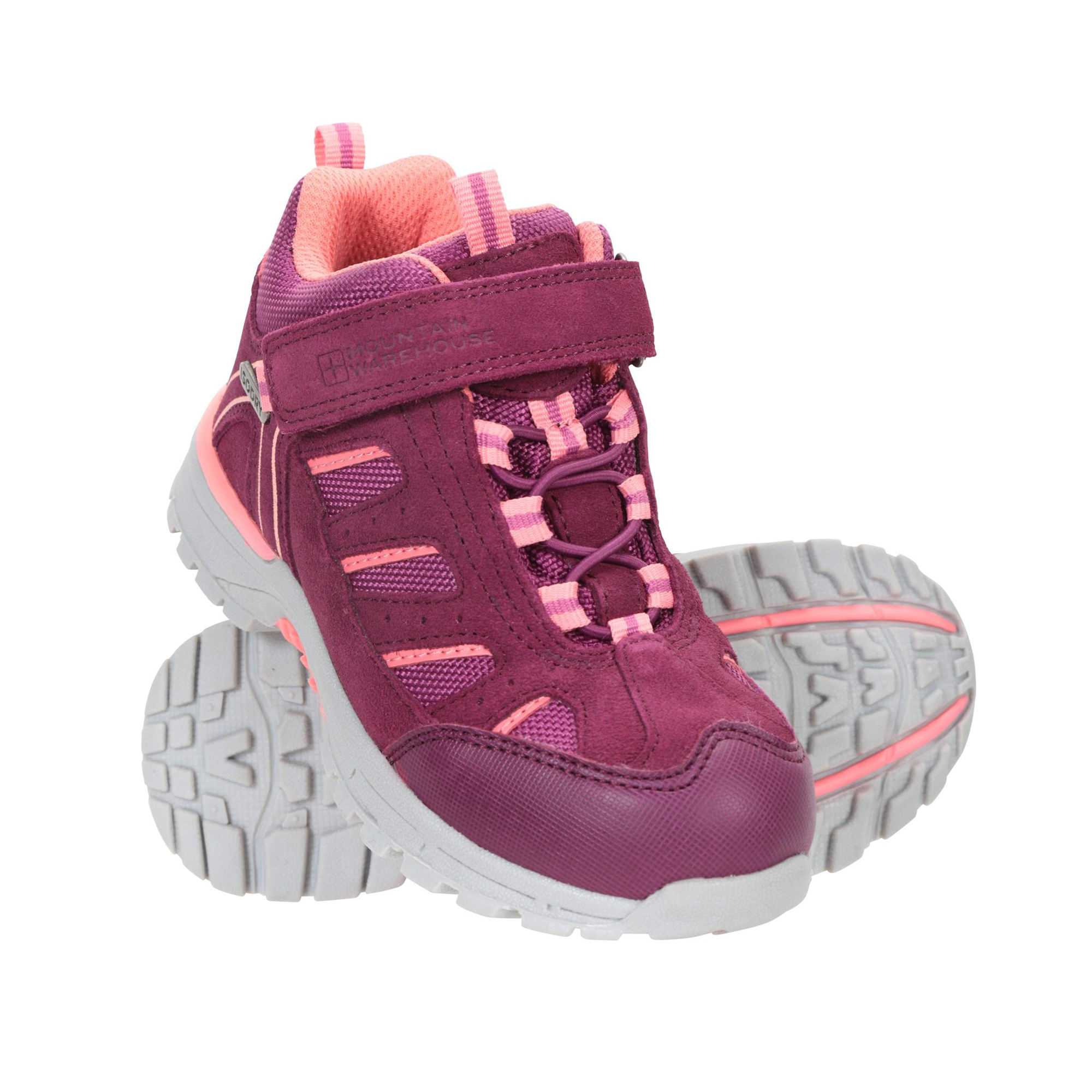 Mountain Warehouse Kinder/Kinder Drift Wasserdichte Wanderschuhe (Berry)