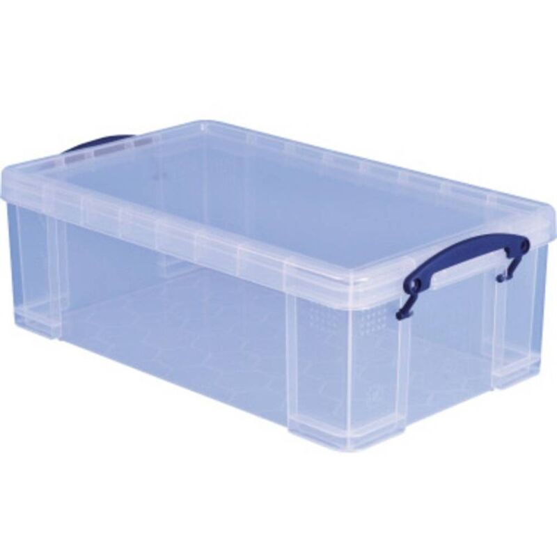 Really Useful Box Contenitore Multiuso 12c Trasparente 12 L (l X A X P) 46.5 X 15.5 X 27 Cm 1 Pz.