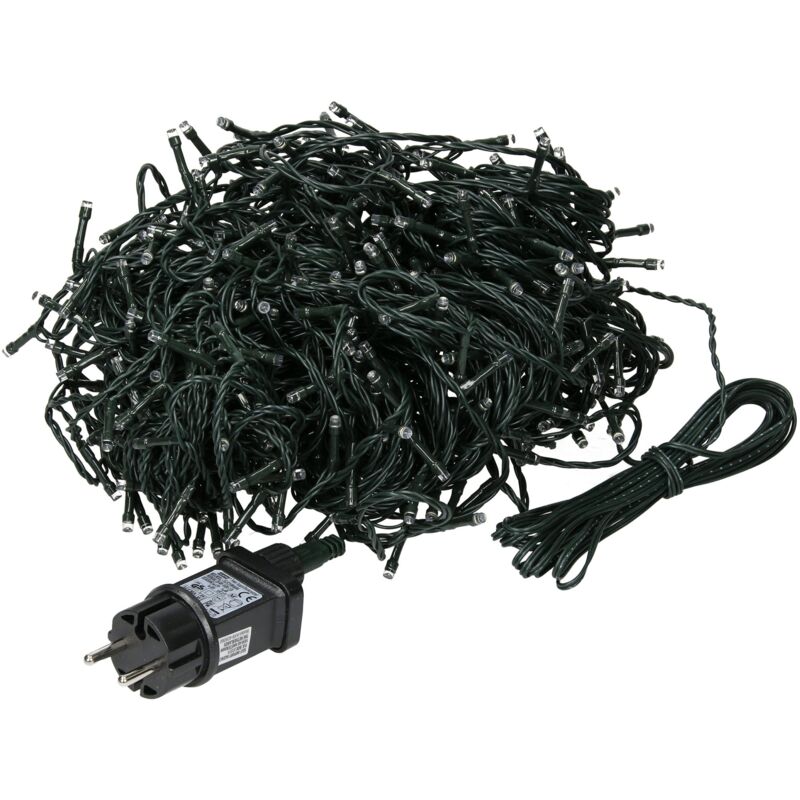 Ecd Germany Catena Luminosa Led Per Natale Ghirlanda Con 480 Led Lunghezza 36 M Luce Bianco Freddo Ip44 Stringa Lucine Natalizie Addobbi Illuminazione Casa Giardino Impermeabile Da Interno Ed Esterno