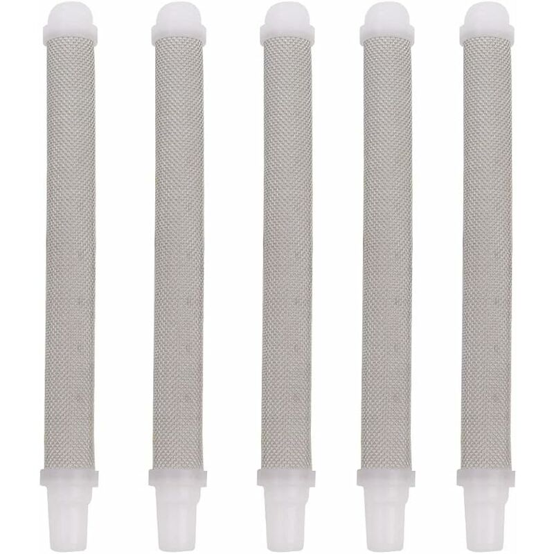 Minkurow 5 Pezzi Airless Pistola A Spruzzo Elementi Filtranti 60 Mesh Airless Vernice Polverizzatore Ugello Accessori Per Wagner Airless Pistola A Spruzzo Della Vernice