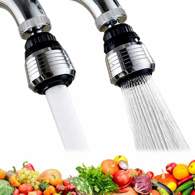 Ugello Per Rubinetto Da Cucina, Aeratore Per Rubinetto, Testa Del Rubinetto Da Cucina Girevole A 360°, 2 Modalità, Aeratore Per Rubinetto Da Cucina Con Adattatori Per Ugelli Per Cucina E Bagno