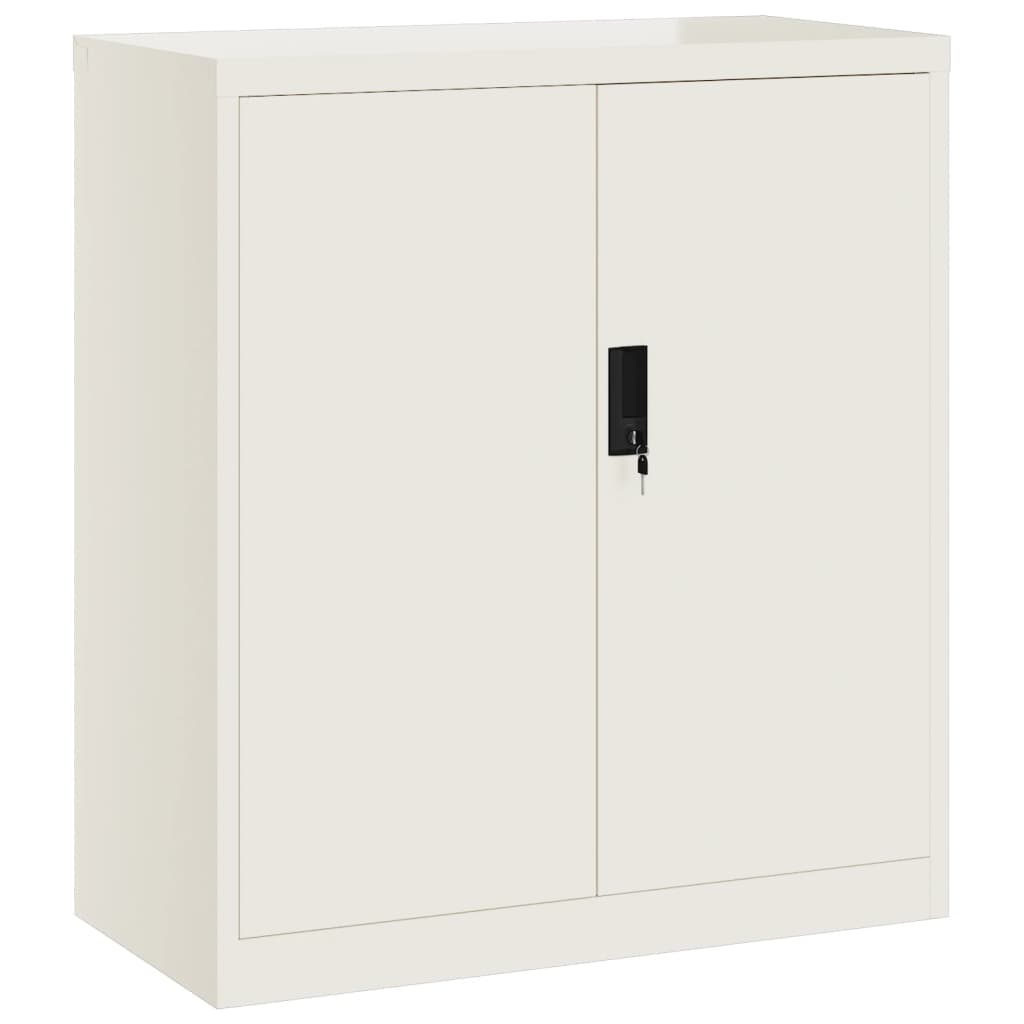 Décoshop26 - Abschließbarer Büroschrank mit Schubladen 79 x 40 x 90 cm weißer Stahl DEC024523 Image
