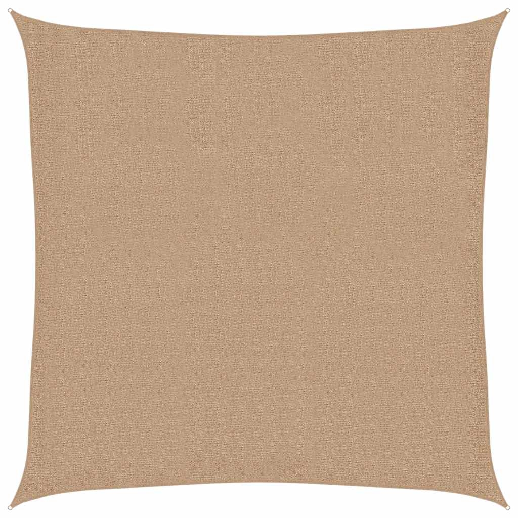 vidaXL Sonnensegel 160 g/m² Taupe 5x5 m HDPE Image