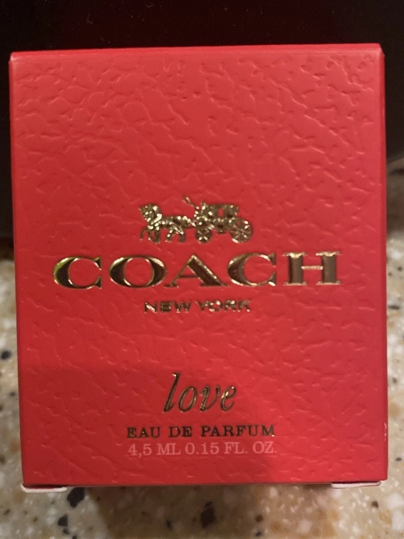 Coach Other | Coach "Love" Eau De Parfum Edp Perfume Mini Splash 0.15 Oz/4.5 Ml New | Color: Red | Size: Os