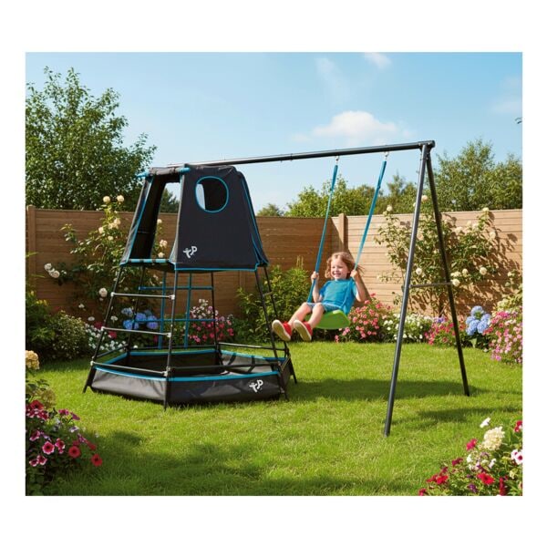 TP Toys Klettergerüst »Explorer« schwarz, 208x201x208 cm Image