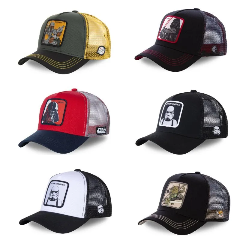 Cappello Star Wars Darth Vader Clone Troopers Imperial Stormtrooper Il bambino Grogu Cappello da baseball in cotone unisex Cappello parasole casual