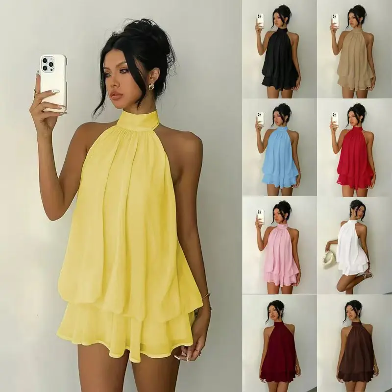 Robes décontractées pour femmes, vêtements féminins élégants pour les fêtes, tenues de plage unies, robes moulantes sexy dos nu, vêtements féminins