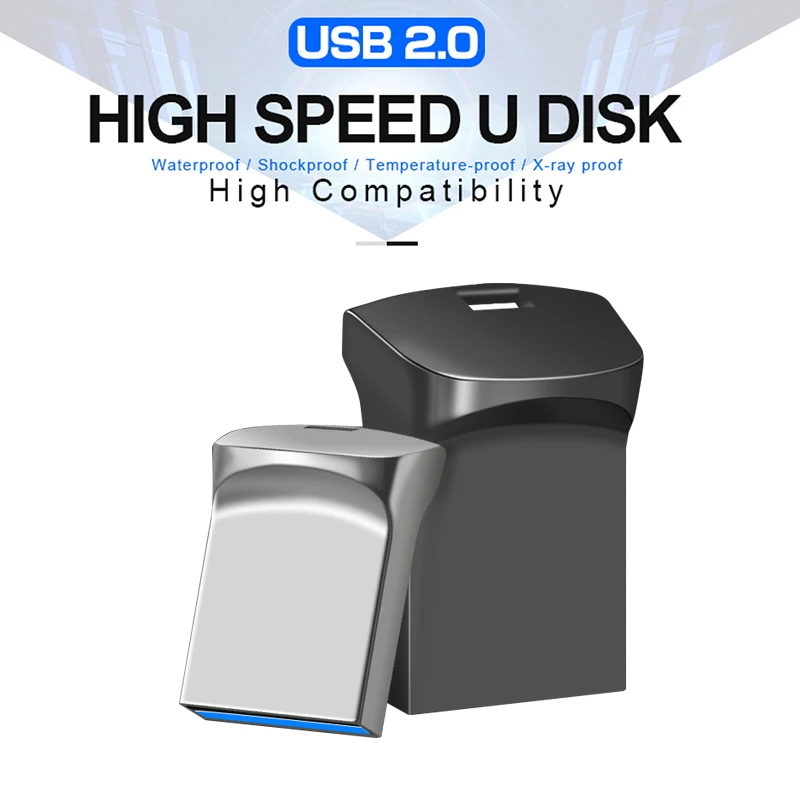 Mini clé USB 2.0 128 Go 64 Go 32 Go, clé USB haute vitesse, clé USB 2.0, petite clé USB, porte-clés, clé USB stylo
