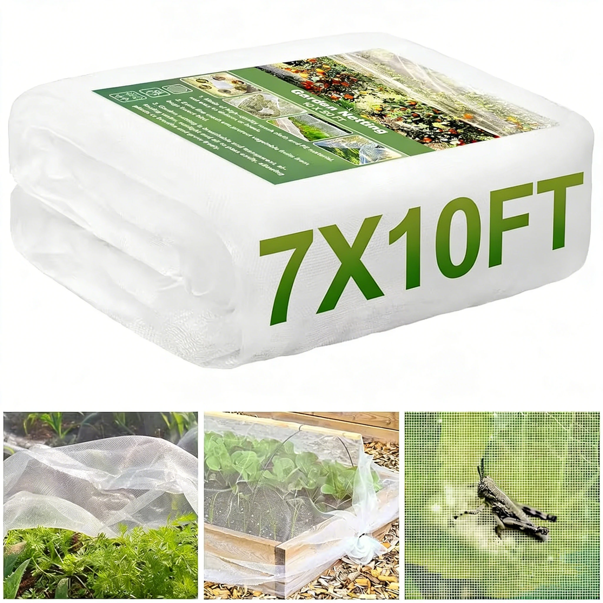 Filet anti-insectes de jardin épaissi pour usage agricole, maille de protection des plantes, couverture de jardin, résistant aux UV, écran de jardin extérieur