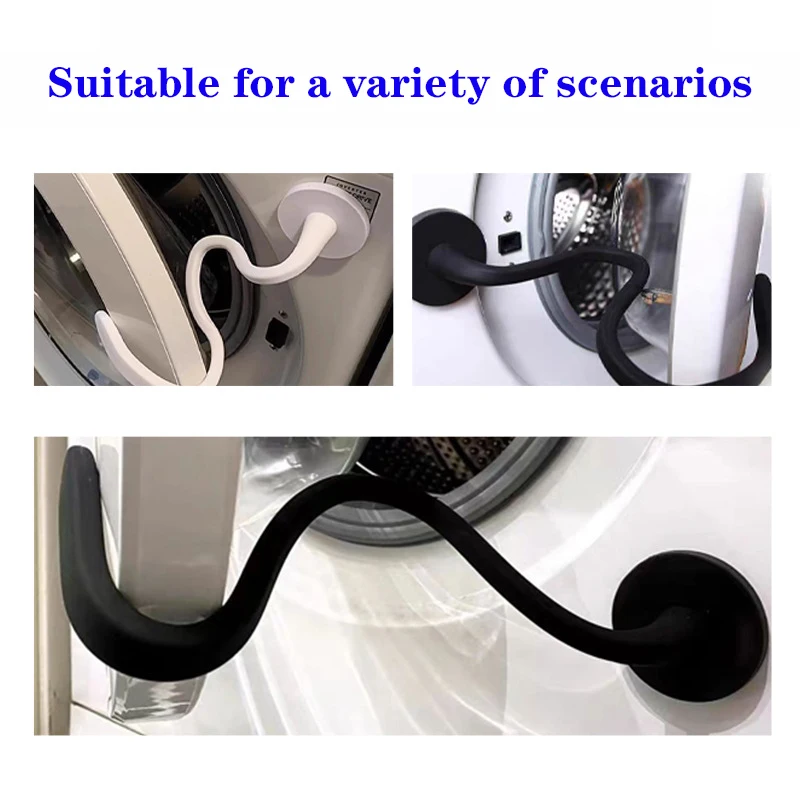 Support de porte magnétique pour lave-linge – Garde le linge frais, prévient la moisissure et les odeurs, installation facile, compatible avec la plupart des lave-linges et des lave-linges de