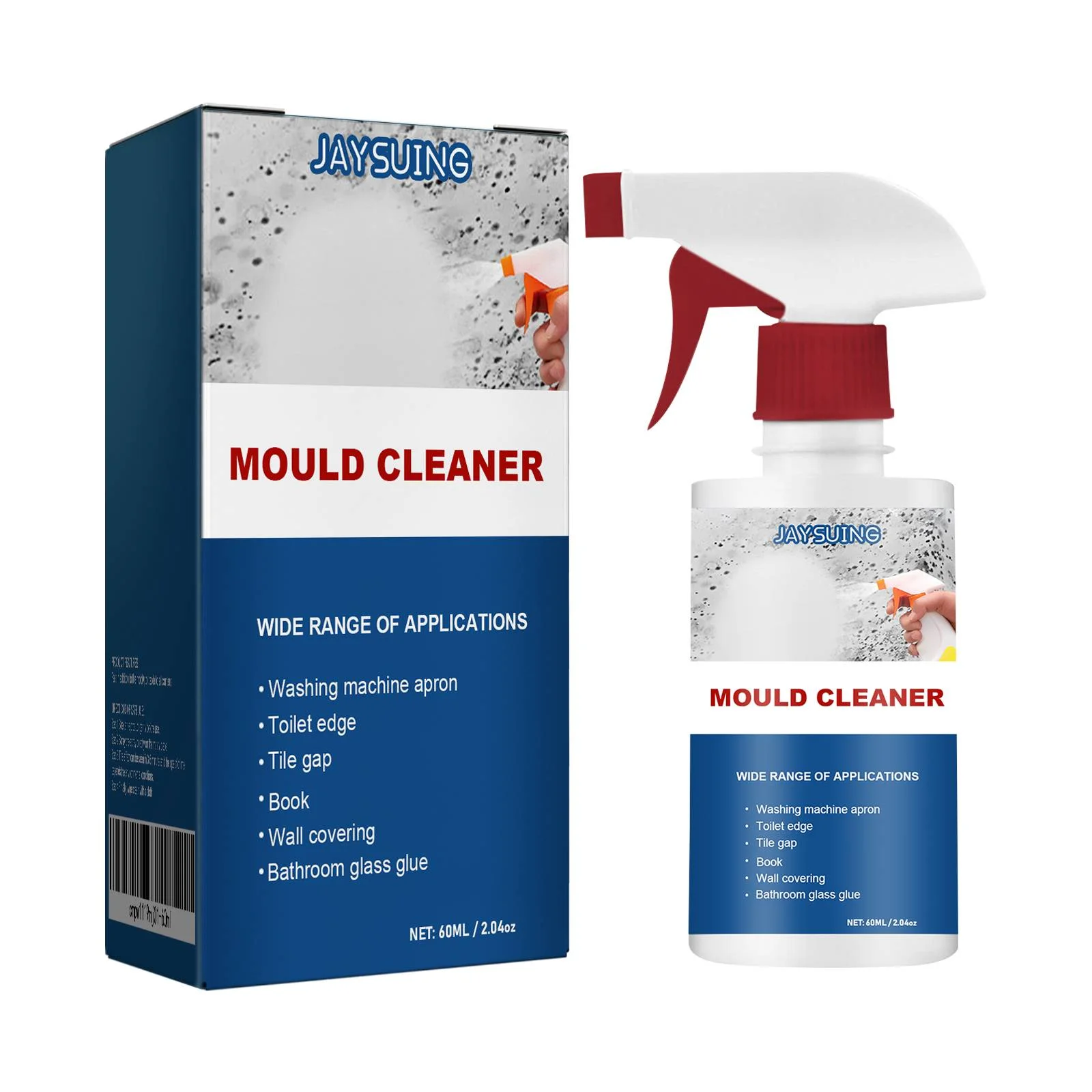Spray anti-moisissure, nettoyant en profondeur, agent de nettoyage ménager, machine à laver, toilettes, joints muraux, anti-moisissure, nettoyant ménager