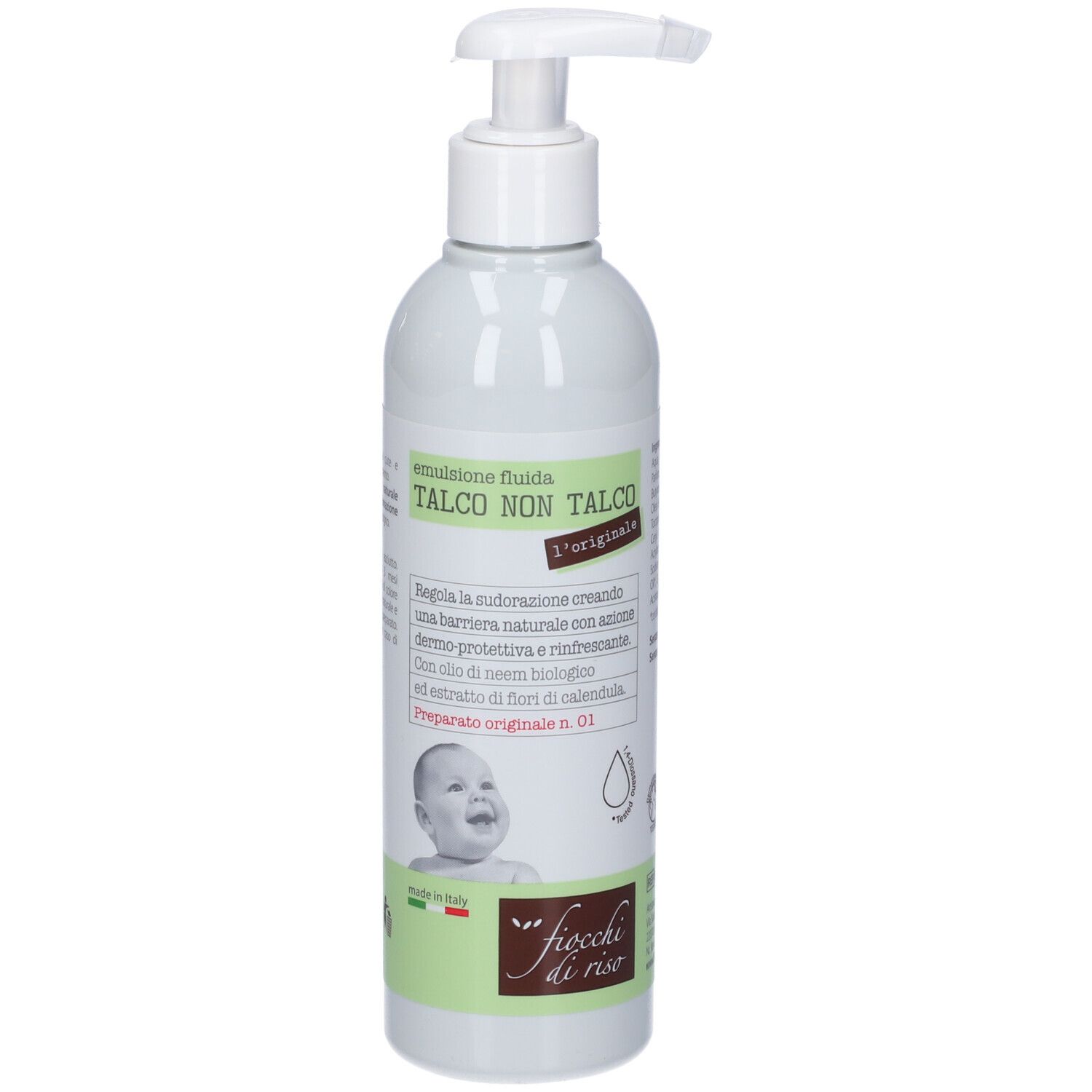 Fiocchi di Riso Emulsione Fluida Talco Non 240 ml