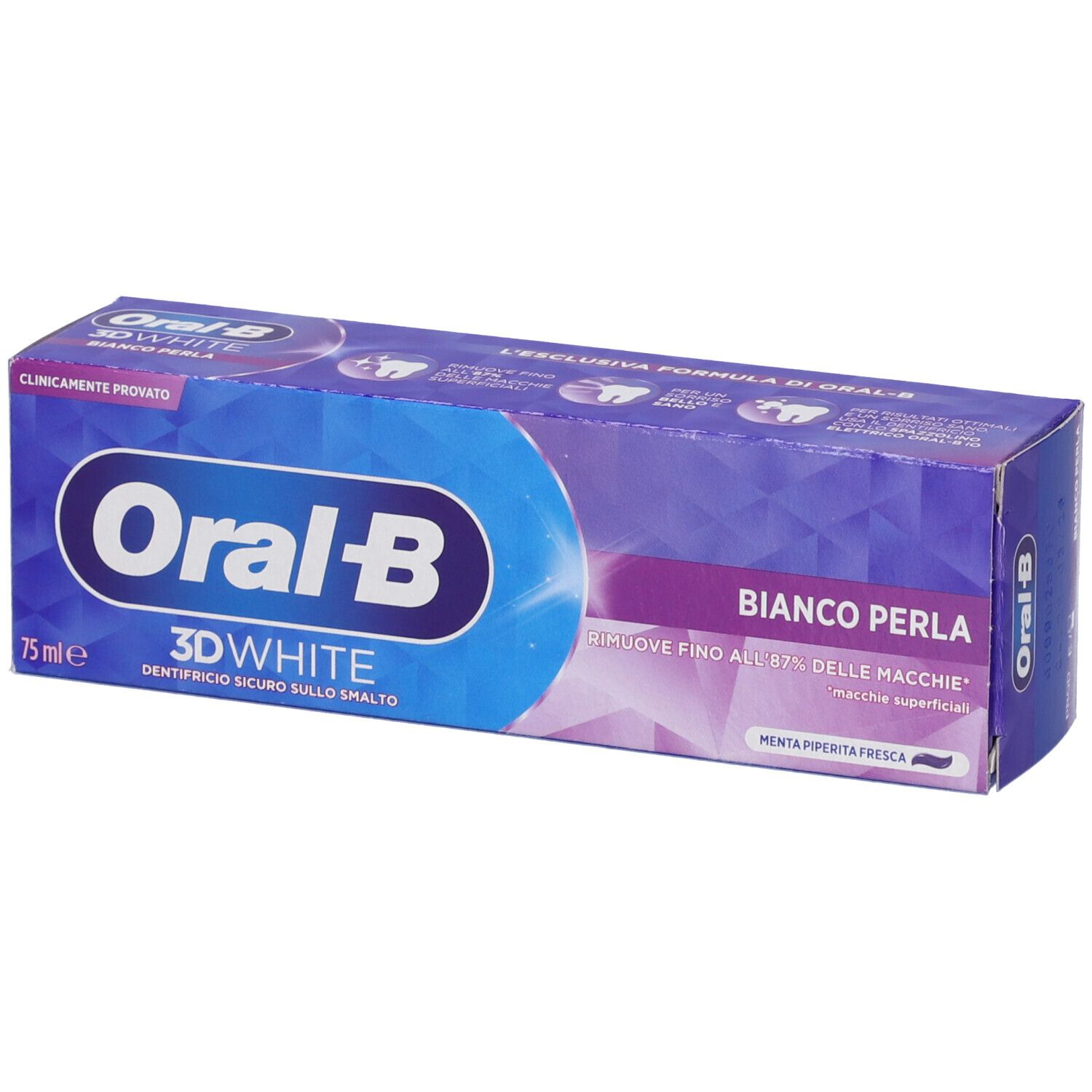 Oral-B 3D White Bianco Perla Dentifricio 75 ml