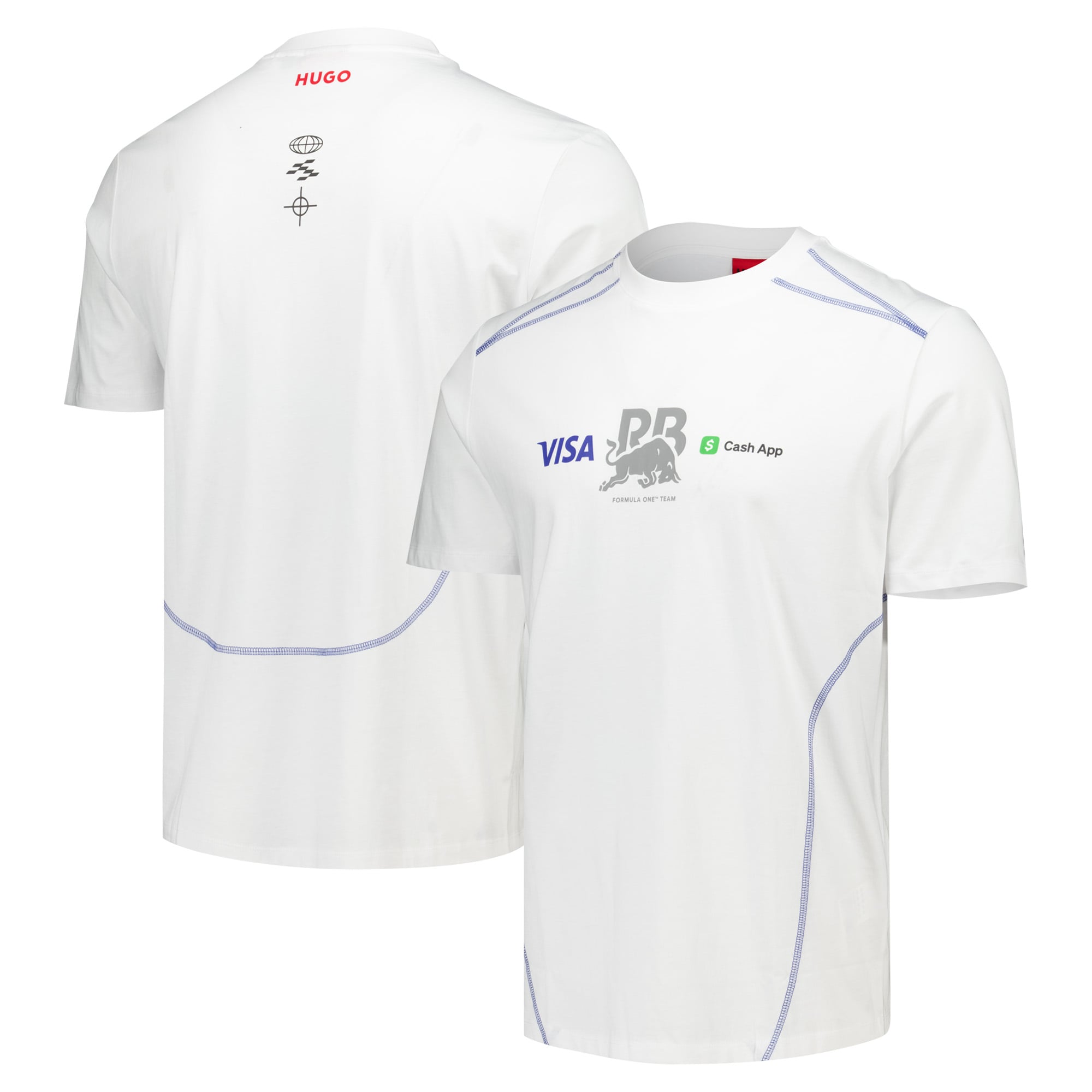 VCARB Hugo Fanwear T-Shirt – Weiß - F1 Store DE