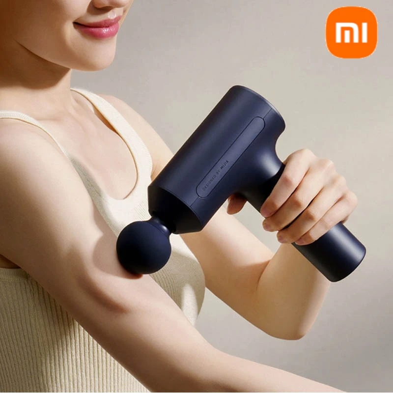 Xiaomi Mijia Faszienpistole 3 2450 mAh Muskelmassagepistole 3 Köpfe 25 kg Schub Schulter Nackenlinderung Image