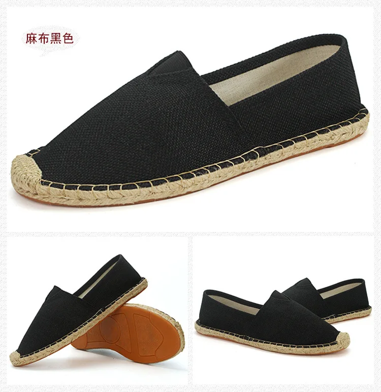 Männer Casual Slip-On Hanf Graffiti Espadrilles Frauen Schuhe Wohnungen 2026 Sommer Herbst Männer Leinwand Schuhe Atmungsaktiv