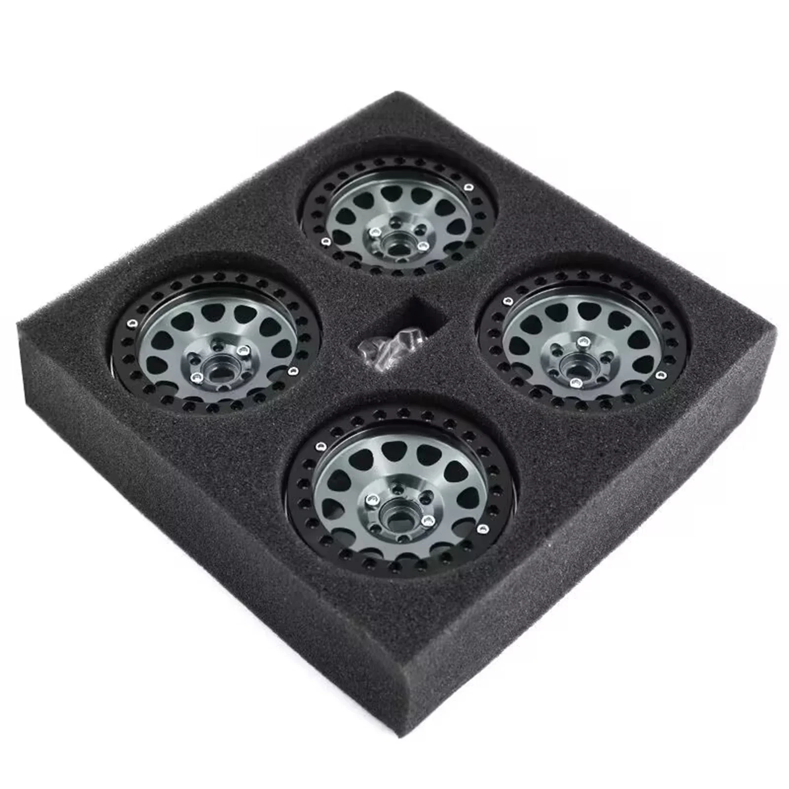 4pcs cnc aluminium legierung 2,2 beadlock rad felge für rc kriecher auto axial scx10 axi03007 trx4 VS4-10 redcat gen8 Image