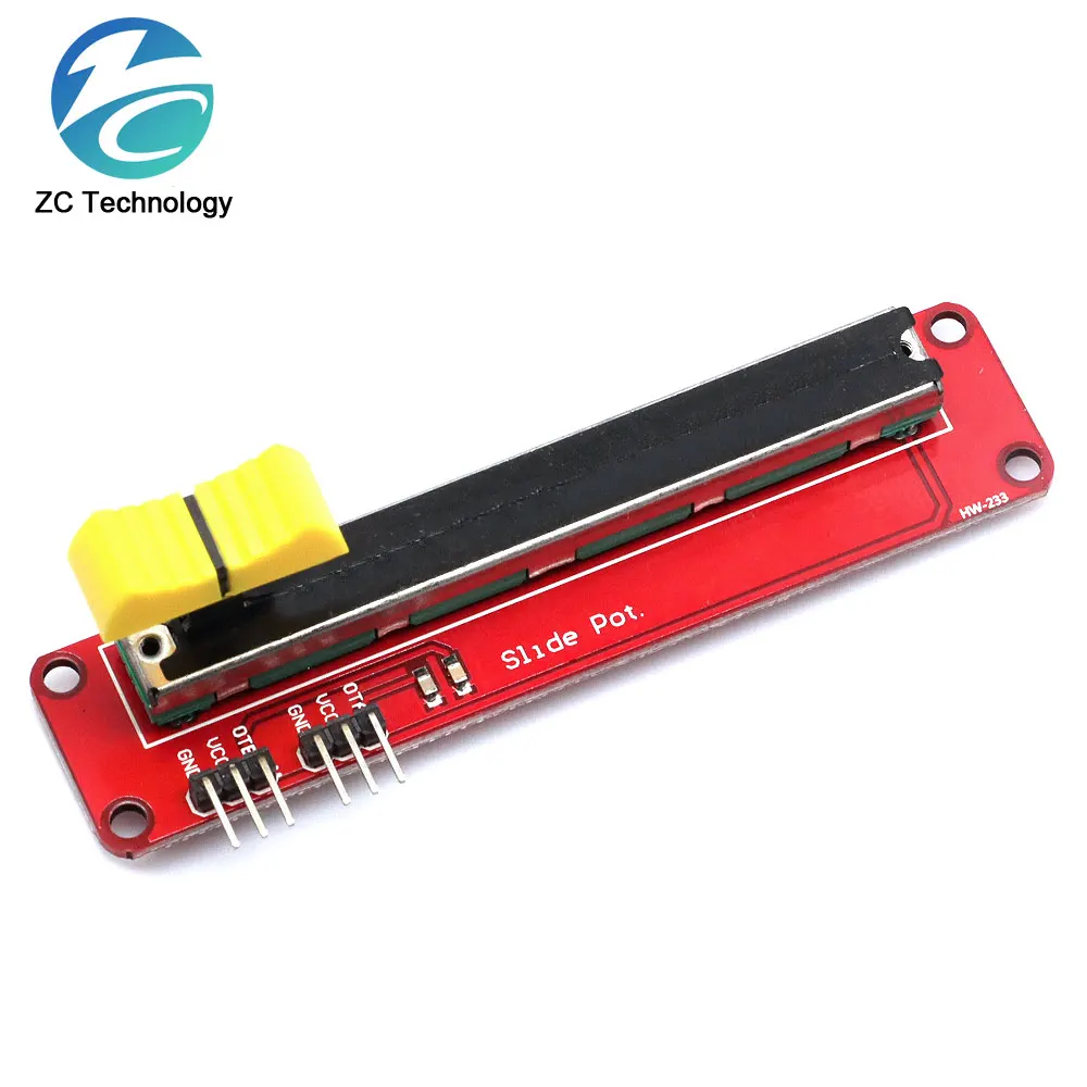 Rutsche Potentiometer 10K Linear Modul Dual Ausgang für Arduino AVR Elektronische Block Image