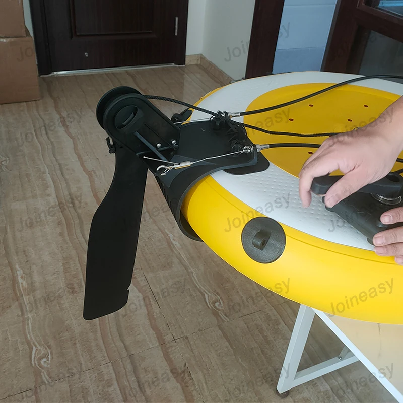 STLF SUP-Board Lenksystem Hochwertig Tragbar, Leichtgewichtig, SUP-Lenkruder Schwarz für Kajak Image