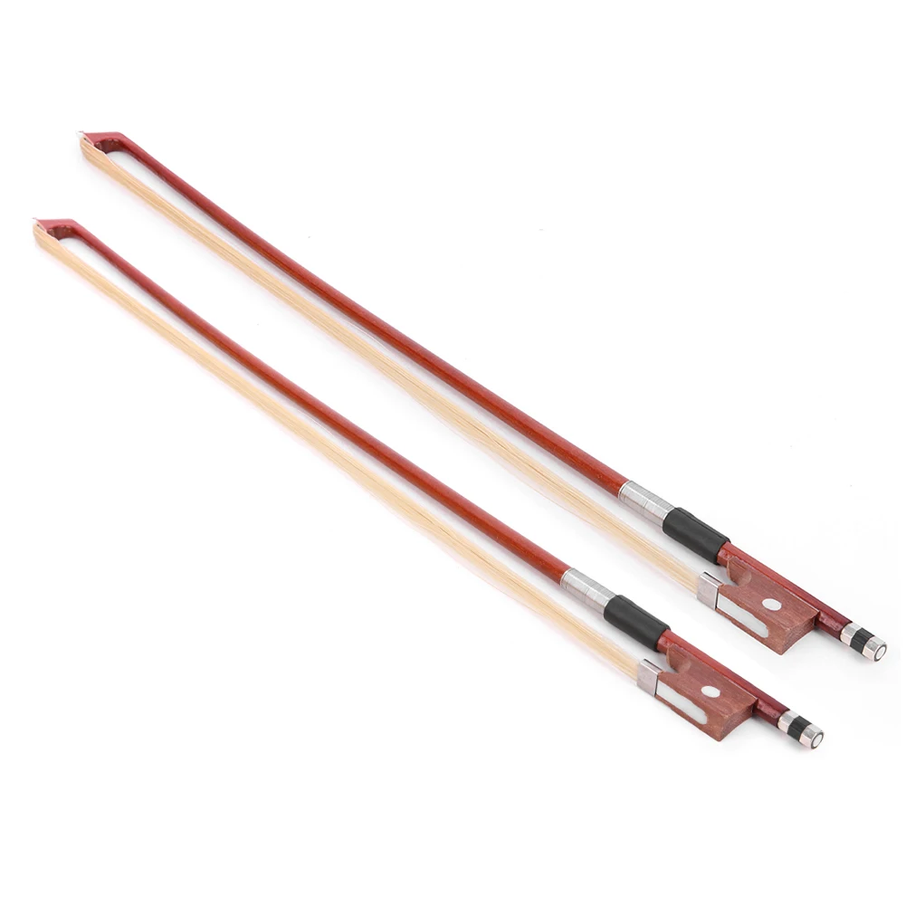 1/4 1/8 Professioneller Holz-Geigenbogen Vintage Violinbogen Übungs-Geigenbogen Zubehör für Saiteninstrumente Image