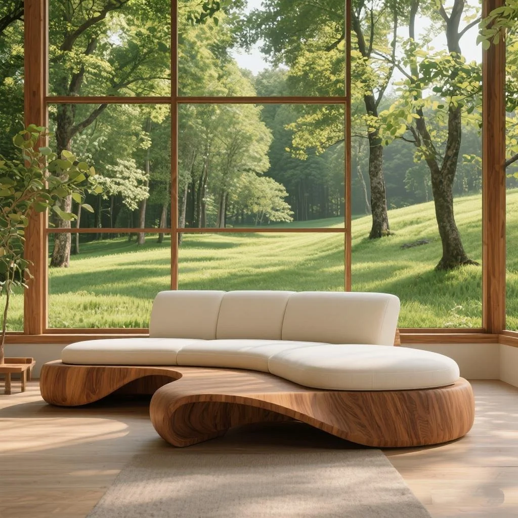 Design-Chaiselongue-Couch aus Holz, modulares Büro-Sofa-Set, Hotel-Wohnzimmer-Samt-Sofa, großes Ecksofa Image